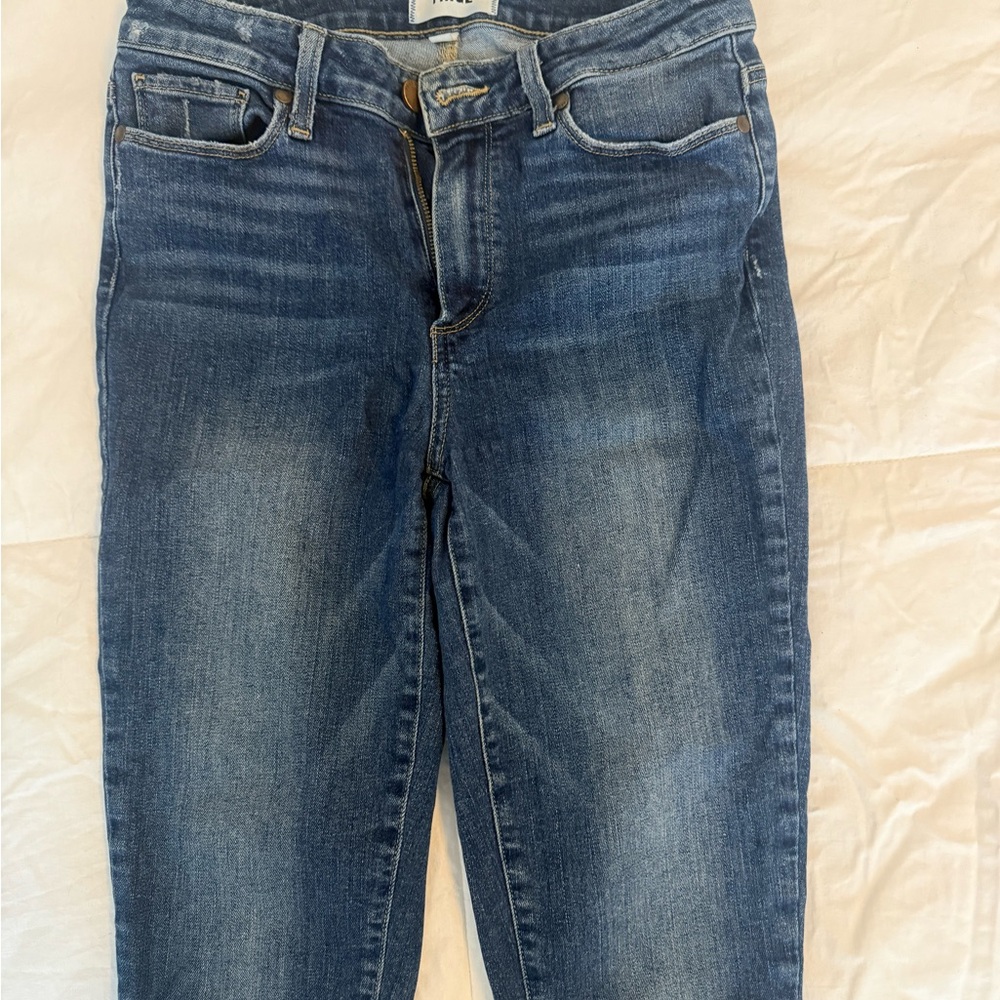 PAIGE Medium Wash Skinny Jeans